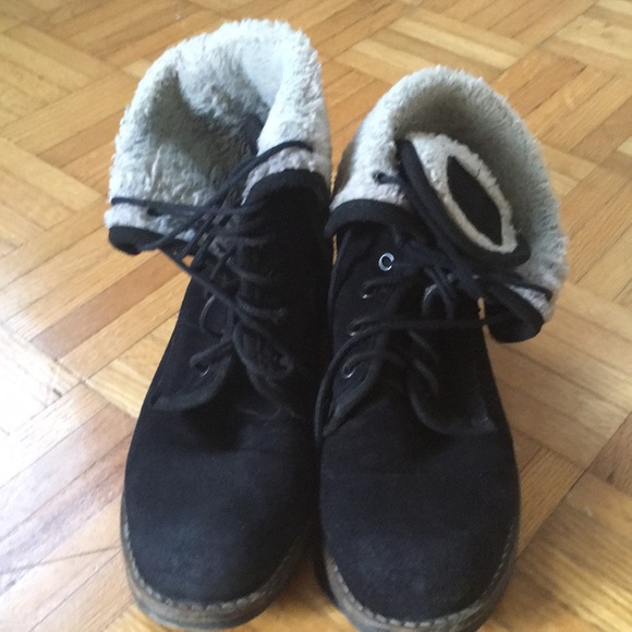 Black suede boots - Picture 7 of 9